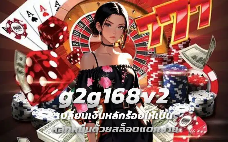 g2g168v2-เปลี่ยนเงินหลักร้อยให้เป็นหลักหมื่นด้วยสล็อตแตกง่าย